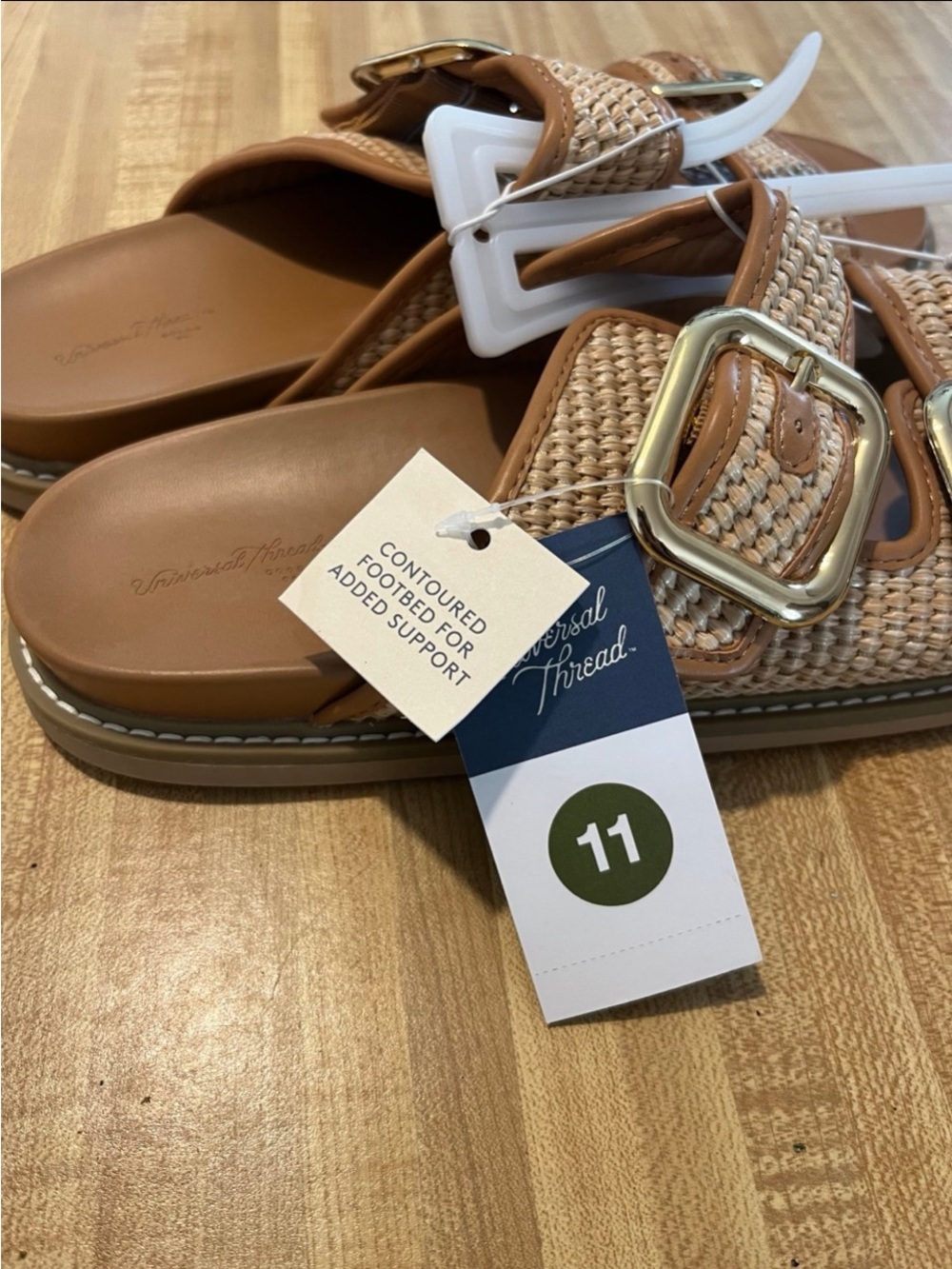 Universal Thread Women’s Collin Sandals with Memory Foam Insole NWT size 11 - Picture 4 of 6